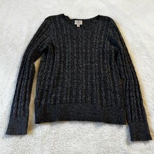 St. John's Bay Charcoal Cable Knit Sweater